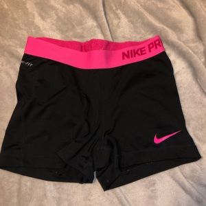 Black Nike Pro Shorts